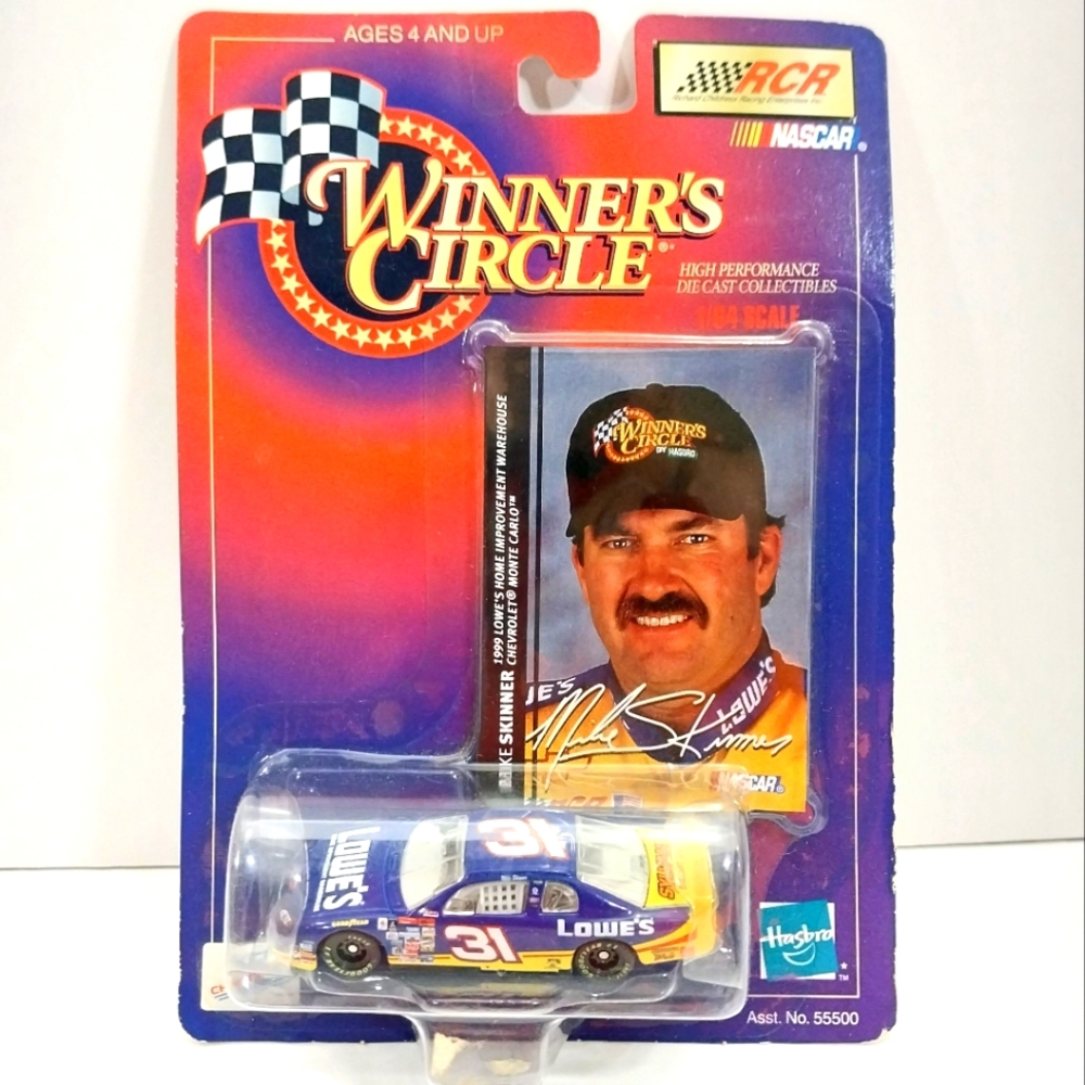 NASCAR Mike Skinner Winner's Circle 1999 Lowe's Chevrolet Monte Carlo #31 #N034